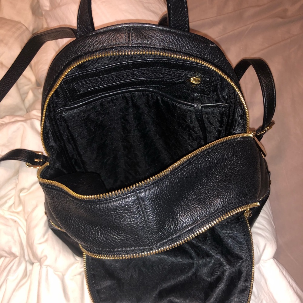 MICHAEL Michael Kors Rhea Zip Leather Backpack-M - Picture 6 of 6